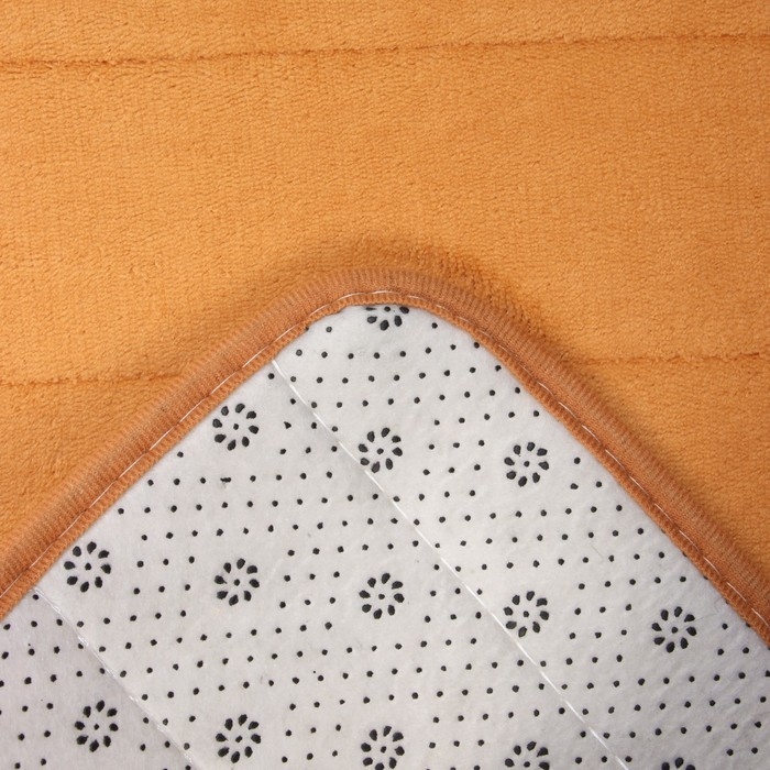 Коврик для ванной Этель Basic, цв. светло-коричневый, 50х80 см Коврик для ванной Этель Basic, цв. светло-коричневый, 50х80 см