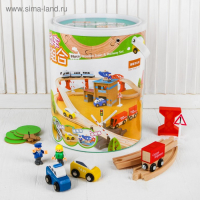 Железная дорога, с вертолётной площадкой