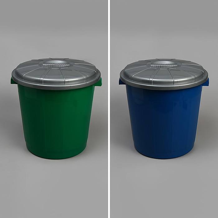Бак хозяйственно-бытовой &laquo;Колор&raquo;, 50 л, с крышкой, цвет МИКС