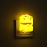 Ночник "Счастливый кот" 1Вт LED 7х8х9см Ночник "Счастливый кот" 1Вт LED 7х8х9см