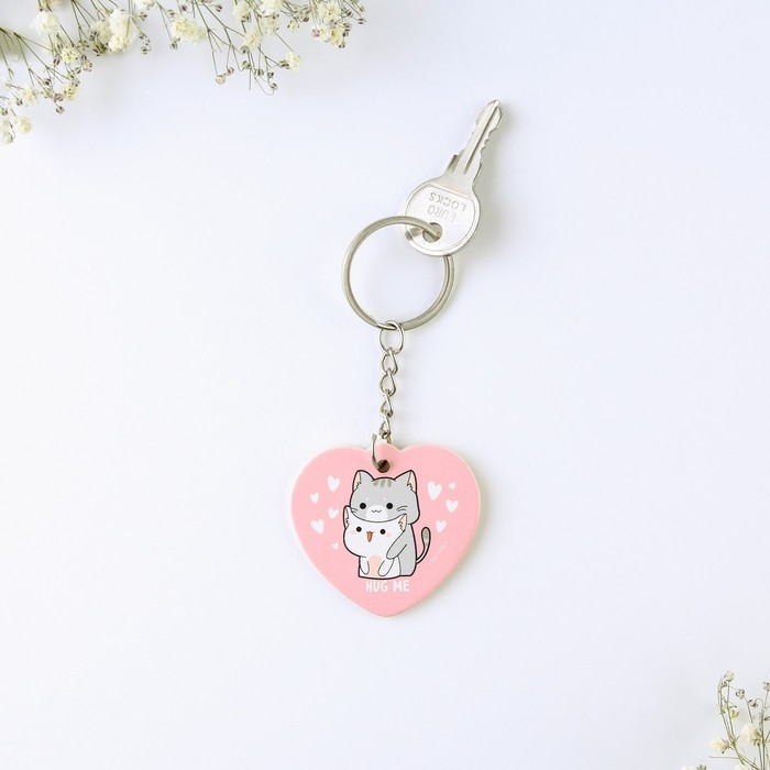 Брелок для ключей, значок, сувенир &laquo;Кусь - это по любви&raquo;, набор, 8,3 х 12 см.