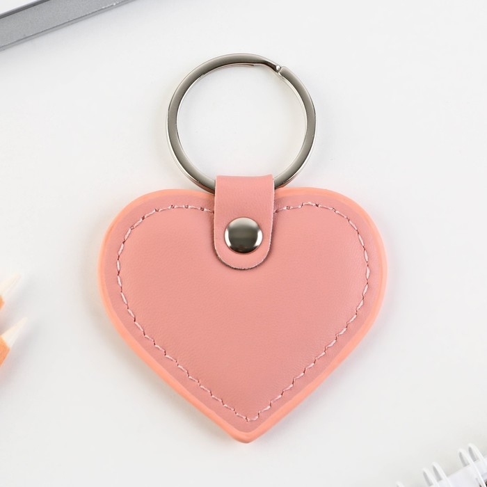 Брелок для ключей кожзам &laquo;Вместе навсегда&raquo;, 8,5 х 6 см