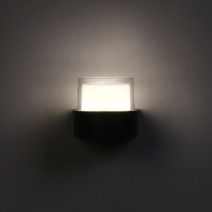 Светильник фасадный «Гранд», FSD-039, 5 Вт, 4000К, IP65, 220 В, пластик, черный Светильник фасадный «Гранд», FSD-039, 5 Вт, 4000К, IP65, 220 В, пластик, черный