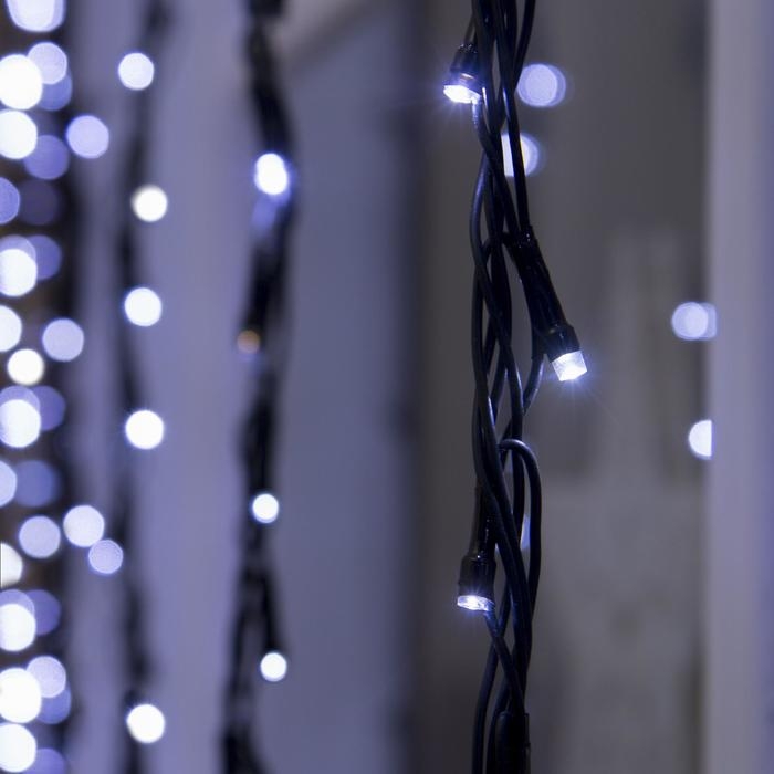 Гирлянда «Водопад» 2 × 1.5 м, IP44, УМС, тёмная нить, 400 LED, свечение белое, 8 режимов, 220 В Гирлянда «Водопад» 2 × 1.5 м, IP44, УМС, тёмная нить, 400 LED, свечение белое, 8 режимов, 220 В