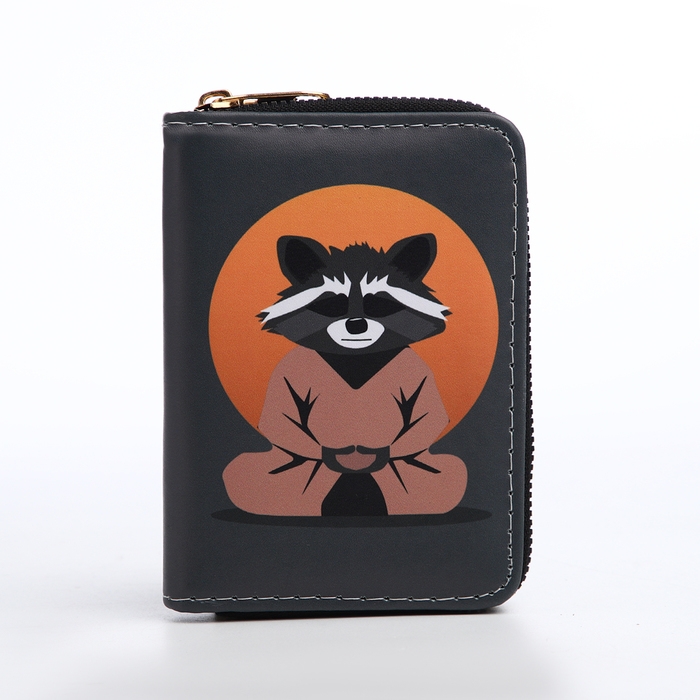 Кошелёк детский на молнии «Выбражулька», цвет тёмно-серый Кошелёк детский на молнии «Выбражулька», цвет тёмно-серый