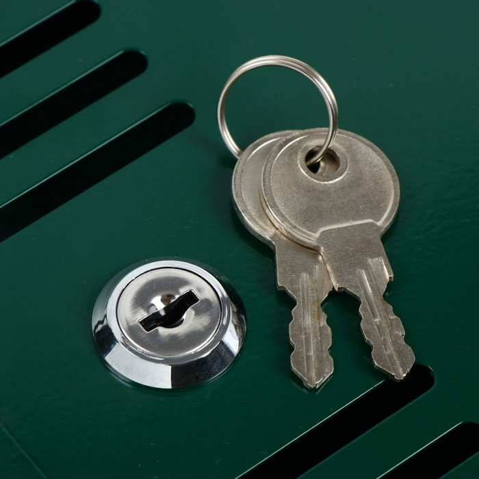 Ящик почтовый с замком, вертикальный, зелёный Ящик почтовый с замком, вертикальный, зелёный