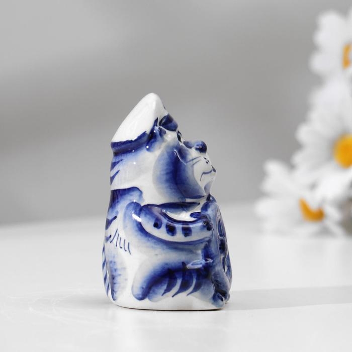 Сувенир гжель &laquo;Юнга&raquo;, бело-синий,керамика,