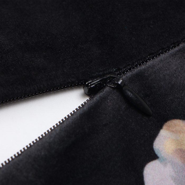 Наволочка декоративная Этель Flowers 45х45см, полиэстер, велюр