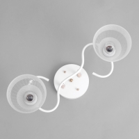 Люстра "Линда" 2х60Вт Е27 Белый, золото 47х16х23см Люстра "Линда" 2х60Вт Е27 Белый, золото 47х16х23см