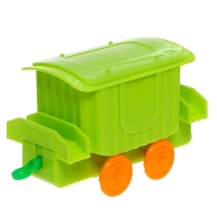 Железная дорога &laquo;Весёлый паровозик&raquo;, звуковые эффекты, работает от батареек