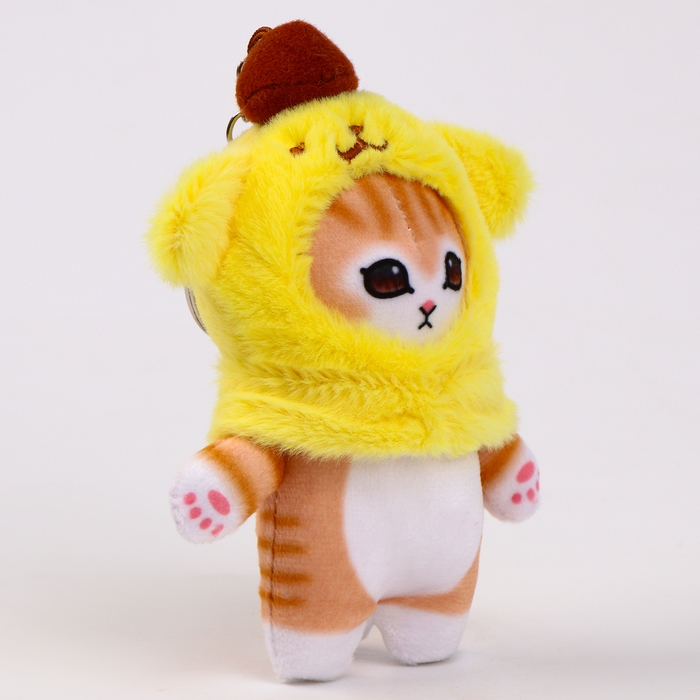 Мягкая игрушка &laquo;Котик в шапочке&raquo; на брелоке, 12 см