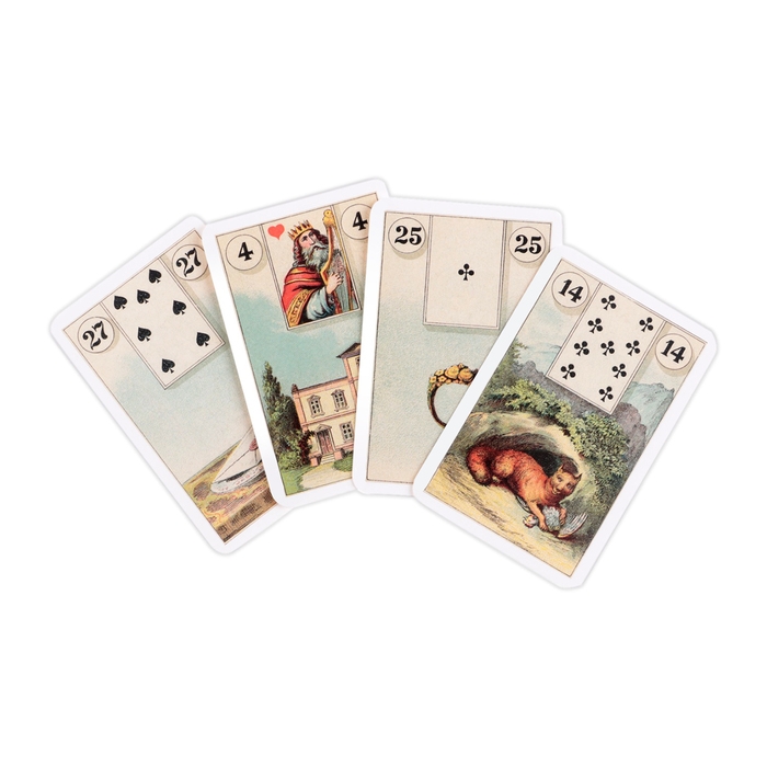 Карты Таро, книга "Оракул Ленорман", 36 л, карта 5.8 х 8.8 см