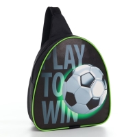 Рюкзак детский для мальчика через плечо &laquo;Футбол&raquo;, 23х20,5 см