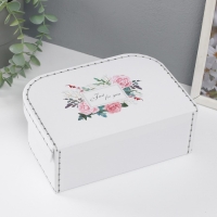 Шкатулка картон сундучок "Цветочный букет" набор 3 шт 29,5х19х10 22х15х8,5 25,5х17х9 см Шкатулка картон сундучок "Цветочный букет" набор 3 шт 29,5х19х10 22х15х8,5 25,5х17х9 см