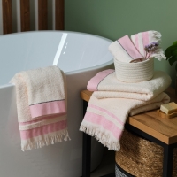 Полотенце махровое Love Life &laquo;Бриз&raquo; 30х50 см, розовый