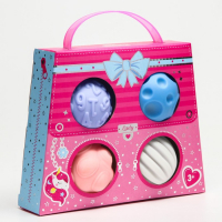 Набор развивающих тактильных мячиков &laquo;Сумочка&raquo;, с пищалкой, 4 шт, Крошка Я