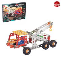 Конструктор металлический «Эвакуатор», 127 деталей Конструктор металлический «Эвакуатор», 127 деталей