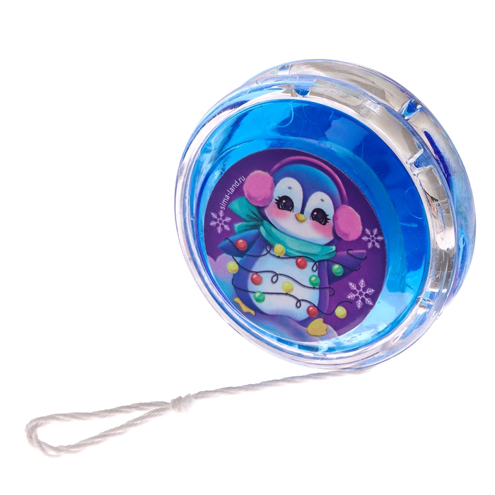 Новый год. Йо-Йо «Веселье» змейка, d= 5,5 см Новый год. Йо-Йо «Веселье» змейка, d= 5,5 см