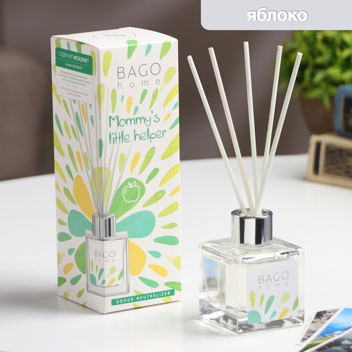 Диффузор ароматический яблочный сок BAGO home 45 мл Диффузор ароматический яблочный сок BAGO home 45 мл
