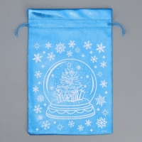 Мешочек подарочный парча «Новогоднее желание», 20 х 30 см +/- 1.5 см, Новый год Мешочек подарочный парча «Новогоднее желание», 20 х 30 см +/- 1.5 см, Новый год