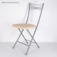 Стул складной &laquo;Ника 1&raquo;, цвет сиденья слоновая кость