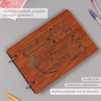 Фотоальбом 30 листов "Пушистая ветвь" 27х19х2 см Фотоальбом 30 листов "Пушистая ветвь" 27х19х2 см