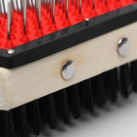 Двусторонняя щётка-расческа с деревянной ручкой, 10 Х 17 см Двусторонняя щётка-расческа с деревянной ручкой, 10 Х 17 см