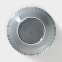 Салатник фарфоровый &laquo;Акварель&raquo;, 1 л, цвет светло-серый