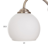 Бра "Тина" 1х40Вт Е27 Античная бронза 23х12х18см Бра "Тина" 1х40Вт Е27 Античная бронза 23х12х18см