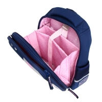 Рюкзак каркасный 36 х 28 х 17 см, + пенал, Bruno Visconti "Ушастик"