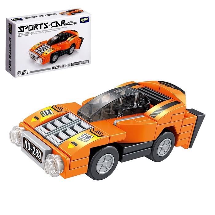 Конструктор Гонка «Спорткар», 59 деталей Конструктор Гонка «Спорткар», 59 деталей