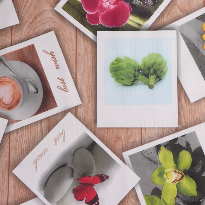 Клеёнка на стол Доляна &laquo;Фото&raquo;, на нетканой основе, ширина 137 см, толщина 0,2 мм, рулон 20 м