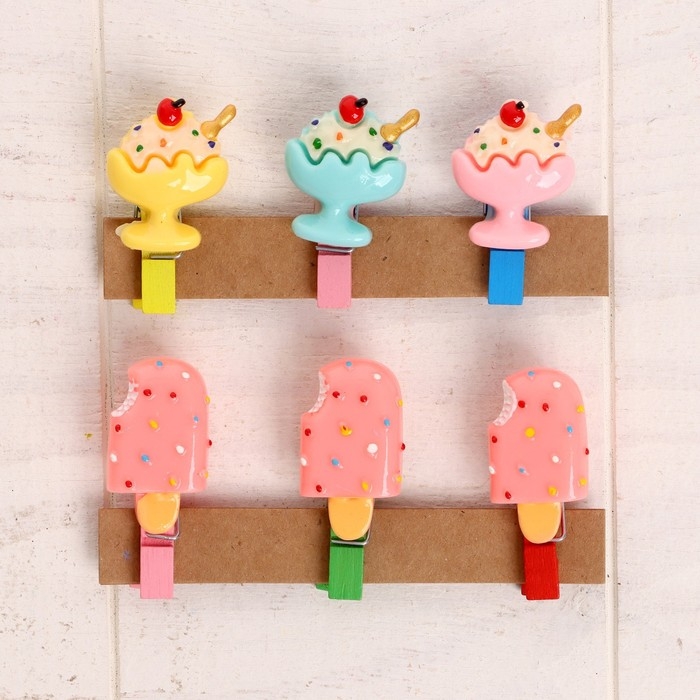 Набор для фото и декора «Мороженое» 12 шт. Набор для фото и декора «Мороженое» 12 шт.