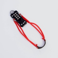 Рогатка со складным ножом "Акула" с шариками для стрельбы, металлическая, чёрная Рогатка со складным ножом "Акула" с шариками для стрельбы, металлическая, чёрная