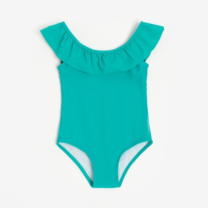 Купальник слитный детский MINAKU цвет зелёный, рост 116-122