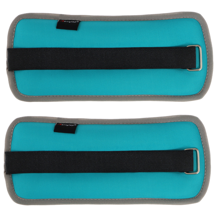 Утяжелители неопреновые ONLYTOP, 2 шт. х 0,5 кг, цвет мятный