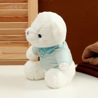 Мягкая игрушка &laquo;Белый медведь&raquo;, в голубой кофте, 26 см