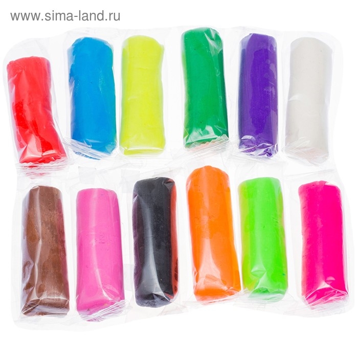 Тесто для лепки Мульти-Пульти Тесто для лепки Мульти-Пульти "Енот в деревне", 12 цветов по 30 г, пластиковое ведро с крышкой