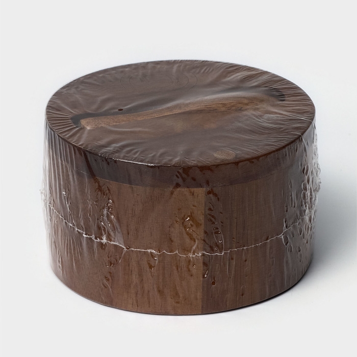 Банка для специй с ложкой, 10&times;6 см, акация