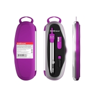 Готовальня ErichKrause S-Cool, 3 предмета, максимальный радиус 21 см, в футляре, европодвес, микс Готовальня ErichKrause S-Cool, 3 предмета, максимальный радиус 21 см, в футляре, европодвес, микс