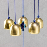 Музыка ветра металл "От сглаза" 6 колокольчиков 45х7,5х7,5 см Музыка ветра металл "От сглаза" 6 колокольчиков 45х7,5х7,5 см