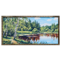 Картина гобеленовая "Тихая заводь" 65х125 см Картина гобеленовая "Тихая заводь" 65х125 см