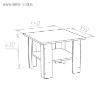 Стол журнальный Лофт, Белый Стол журнальный Лофт, Белый