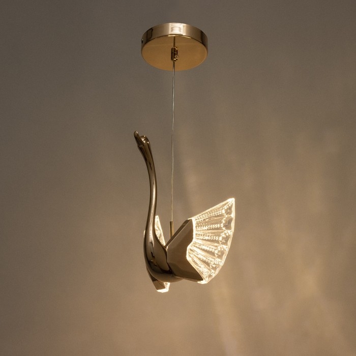 Светильник BayerLux Светильник BayerLux "Лебедь" LED 12Вт золото 24х15,5х22-110 см