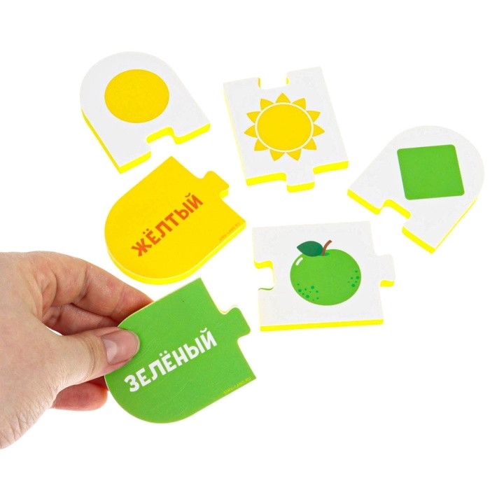 Мягкий пазл для малышей &laquo;Веселая логика&raquo;, 5 пазлов, виды МИКС, Крошка Я