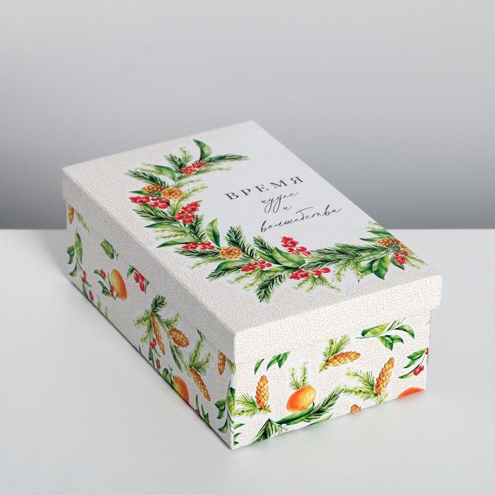 Набор подарочных коробок 10 в 1 &laquo;Тепла и уюта&raquo;, 12 х 7 х 4 - 32.5 х 20 х 12.5 см, Новый год