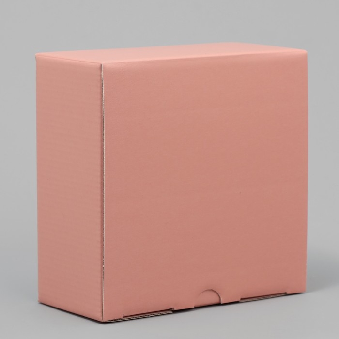 Коробка подарочная складная, упаковка, &laquo;Персиковая&raquo;, 15 х 15 х 7 см