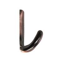 Крючок мебельный ТУНДРА TKD024, двухрожковый, медь Крючок мебельный ТУНДРА TKD024, двухрожковый, медь