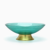 Блюдо сервировочное &laquo;Фьюжн&raquo; на металлической ножке, 24,5 х 24,5 х 9 см