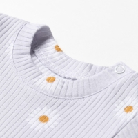 Футболка Крошка Я Ромашка, рост 62-68 см, серый